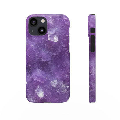 Amethyst Crystal Finish iPhone Snap Case