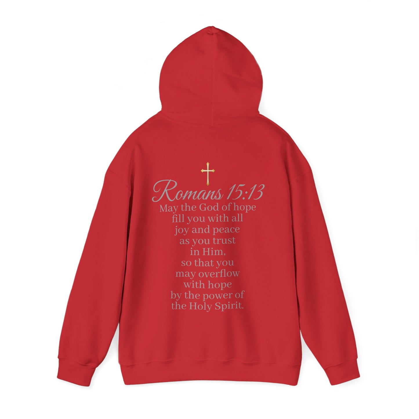 Women’s “Hope” Hoodie – Inspirational Scripture Pullover | Romans 15:13