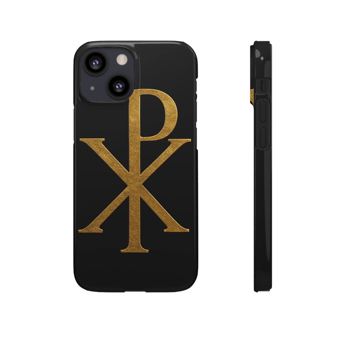 Black Chi Rho Snap Case for iPhone – The Way, Truth & Life