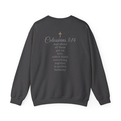 Put On Love Women’s Sweater – Wrapped in Grace