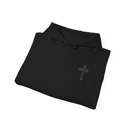 Warrior’s Black Cross Men’s Christian Hoodie