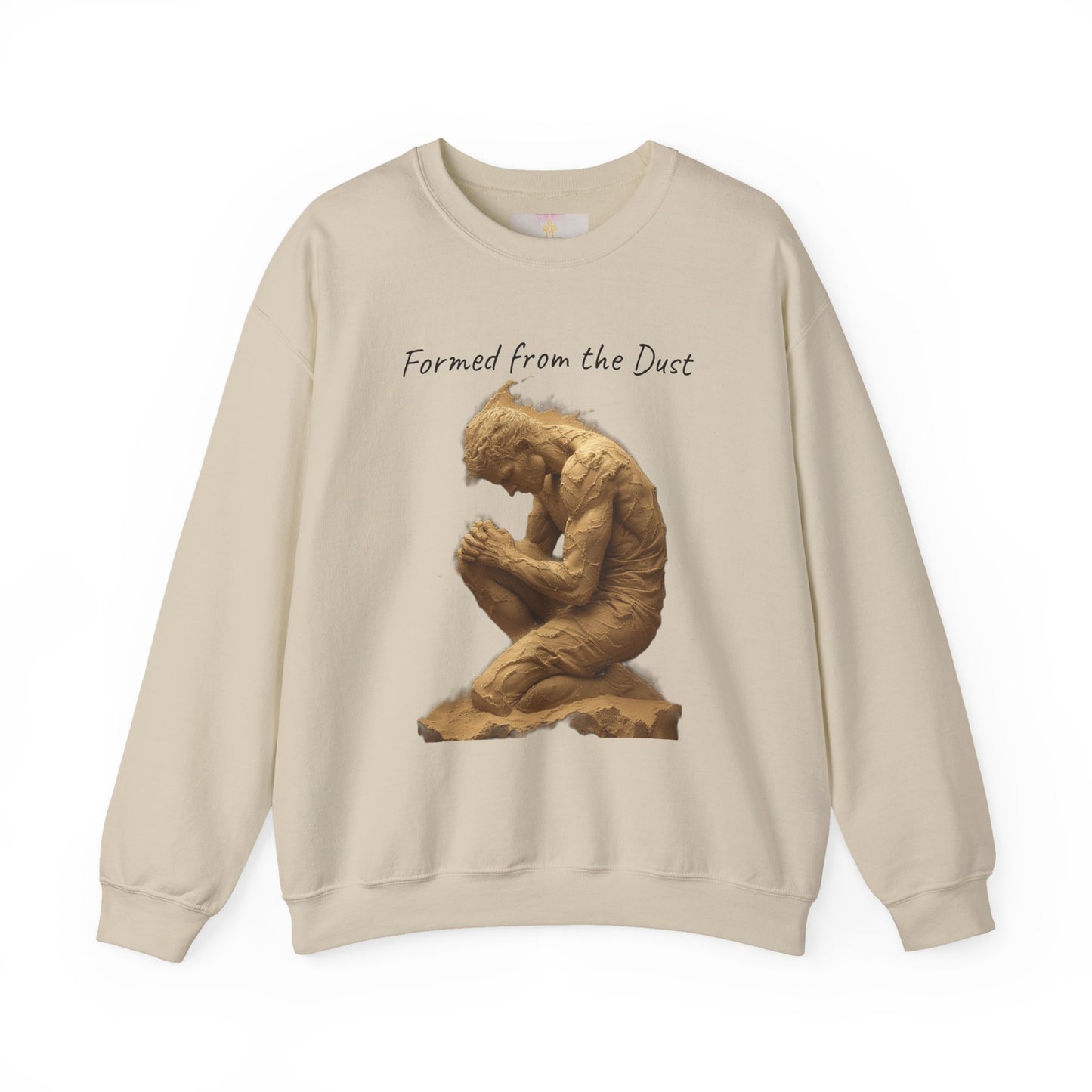 Formed from the Dust | Men’s Christian Sweatshirt with Genesis 2:7