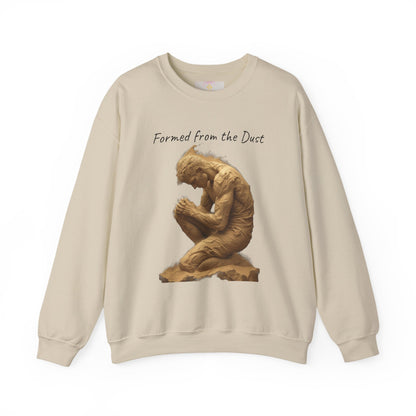 Formed from the Dust | Men’s Christian Sweatshirt with Genesis 2:7