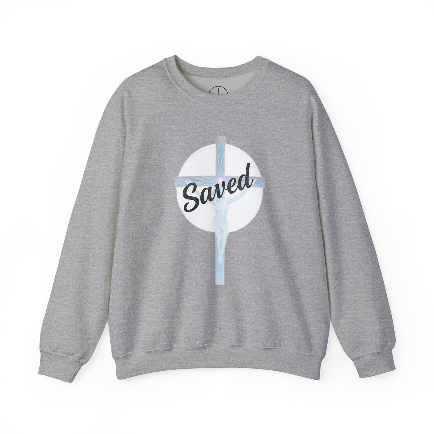 Saved - Men's Christian Sweatshirt of Faith