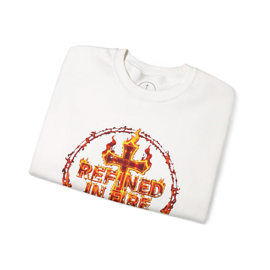 Refined in Fire (Inferno Ed) - Men's Christian Sweatshirt