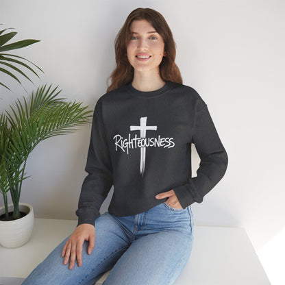Righteousness - Women's Christian Sweatshirt (Dark Colors)