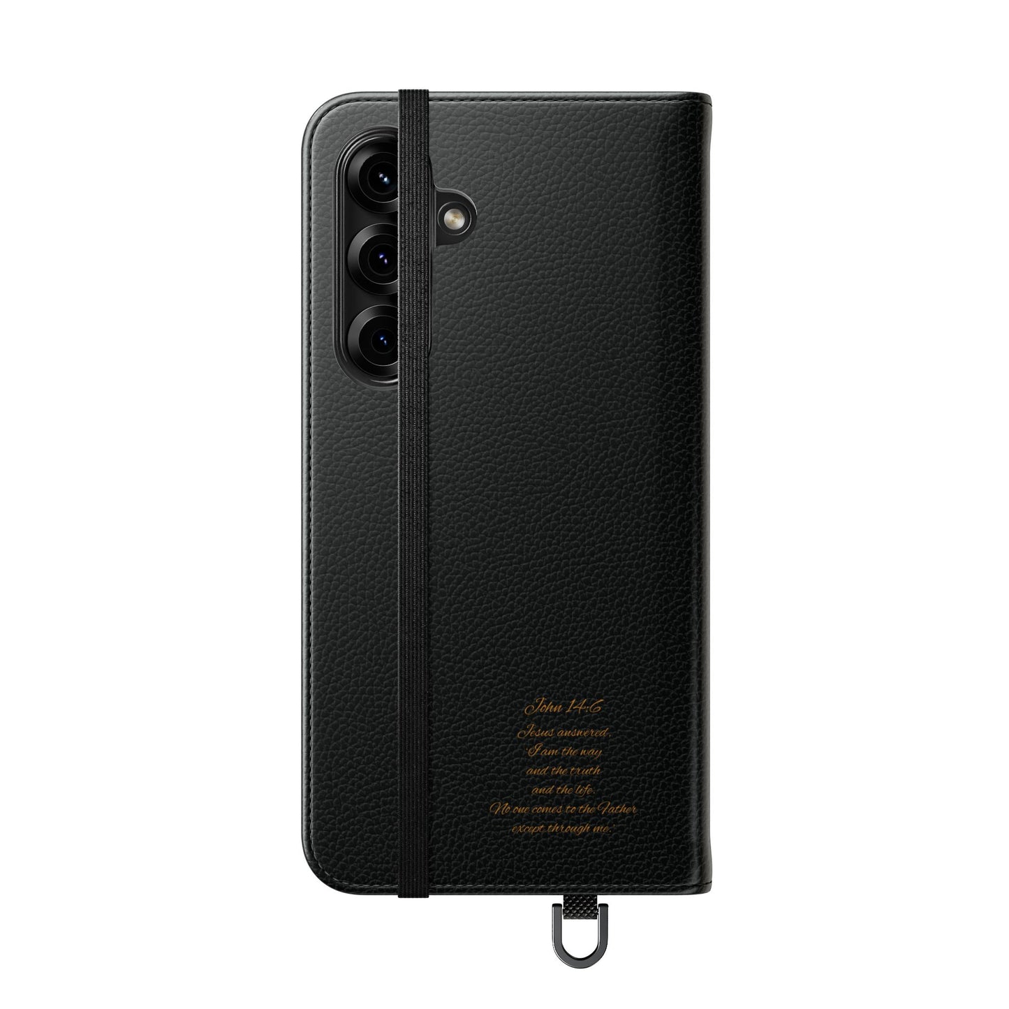 Black Chi Rho Symbol Wallet Case for Samsung– “I am the Way, the Truth, the Life”