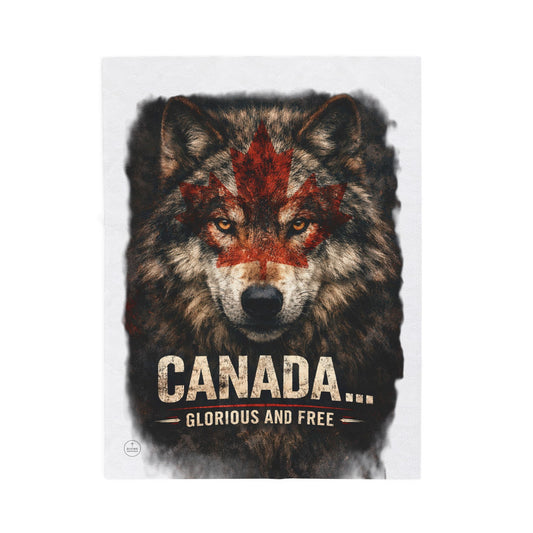 War Paint – Canada: Glorious and Free Plush Blanket