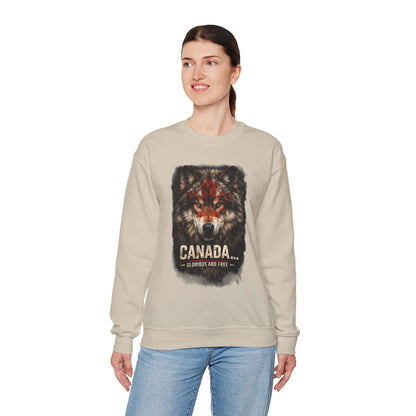 Canada War Paint: Glorious and Free - Women's Sweatshirt