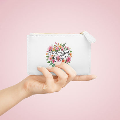 “Handcrafted by God” | Women’s Mini Clutch – Empowered Faith