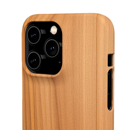 Natural Wood Grain iPhone Snap Case
