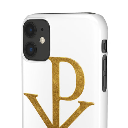 White Chi Rho Snap Case for iPhone – The Way, Truth & Life