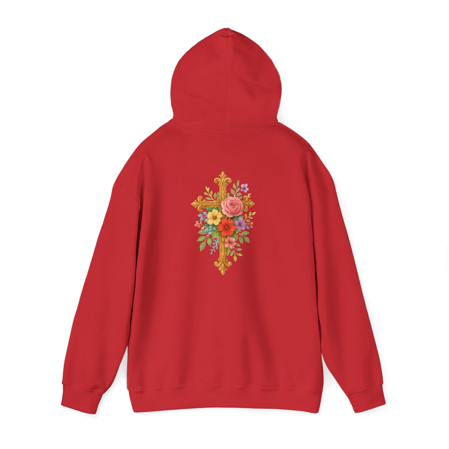 Floral Cross Women’s Christian Hoodie