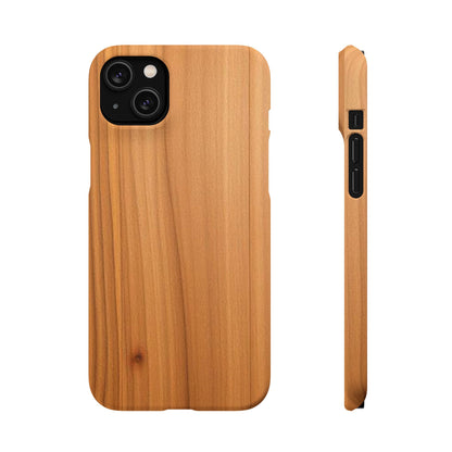 Natural Wood Grain iPhone Snap Case
