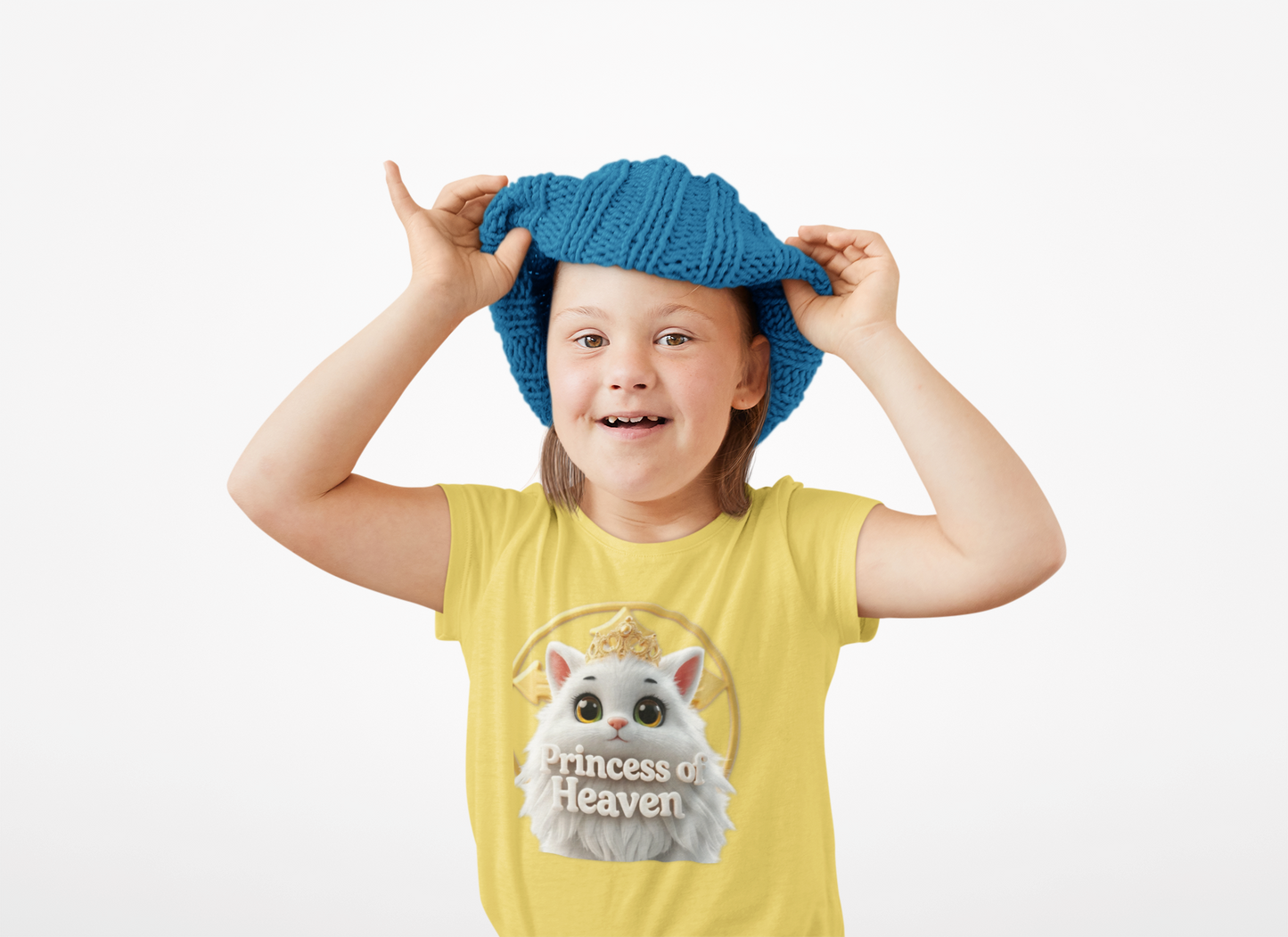 Toddler Girls’ “Princess of Heaven” Christian T-Shirt – Faith-Inspired Kids Tee