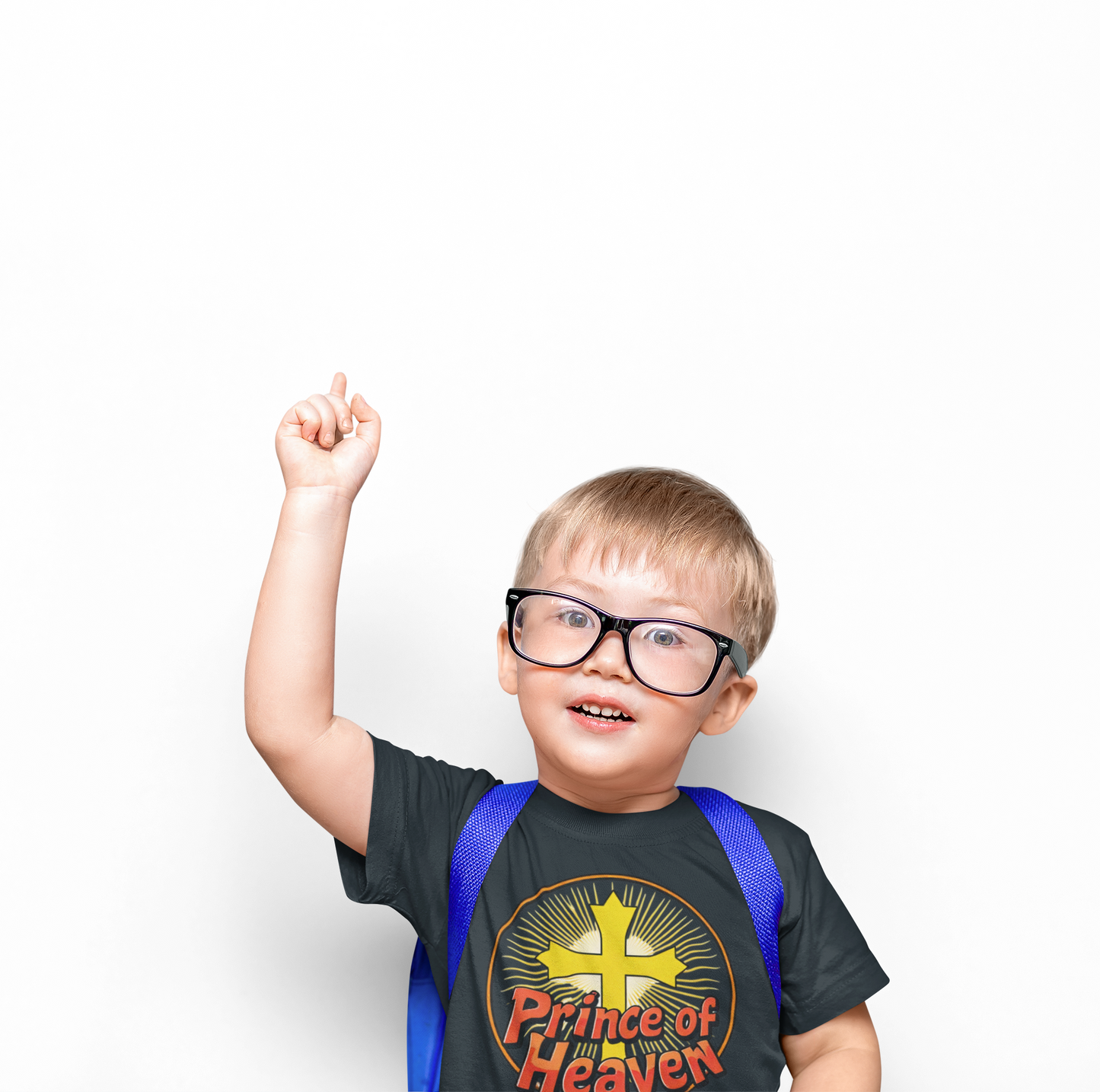 Toddler Boys’ “Prince of Heaven” Christian T-Shirt – Faith-Inspired Kids Tee