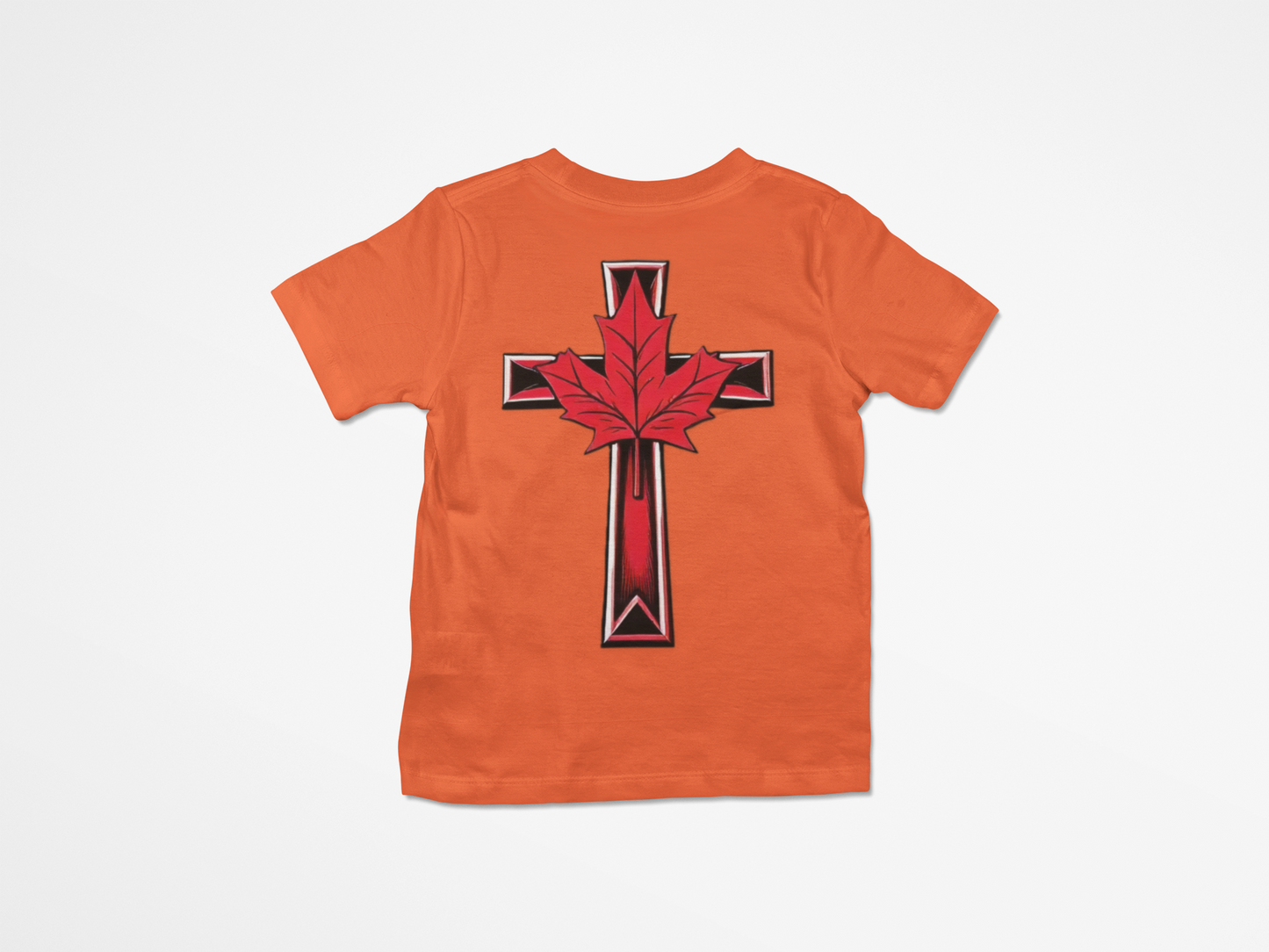 Little Light of the North – Toddler Tee with Maple Cross