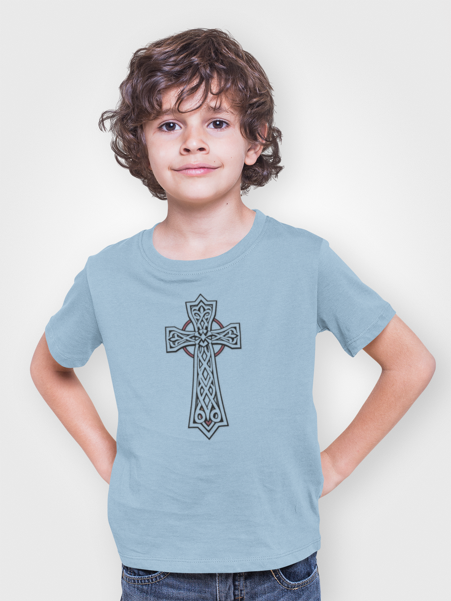 Growing in Grace – Toddler Tee with Celtic Cross