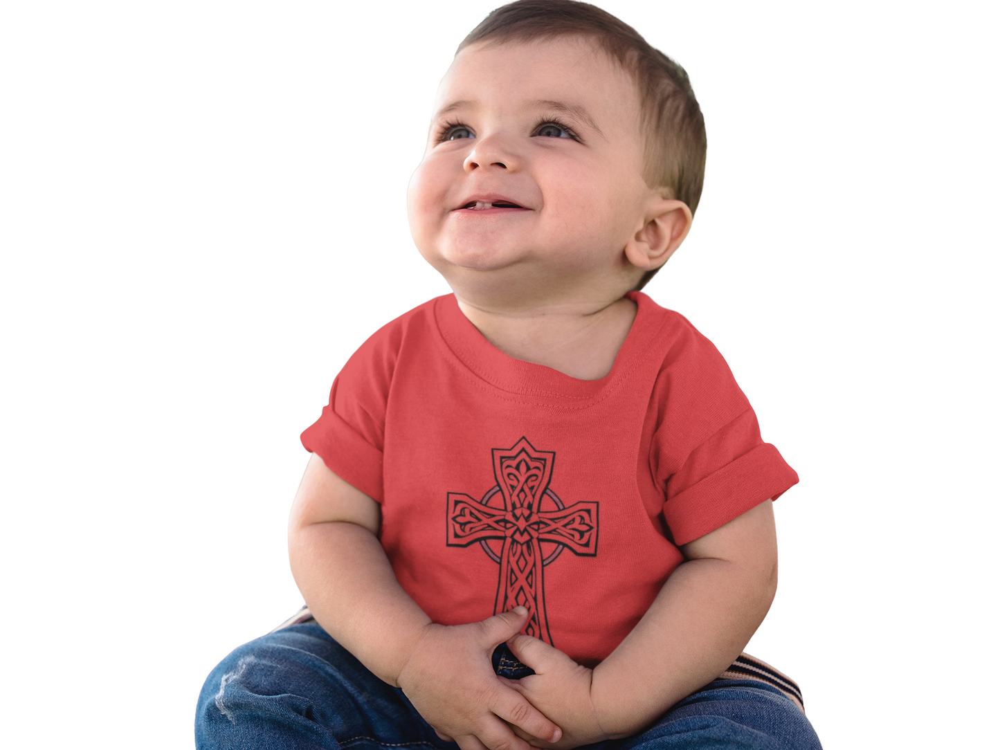 Sacred Beginnings – Infant Tee with Celtic Cross