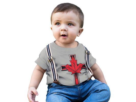 True North Blessing – Infant Tee with Maple Cross