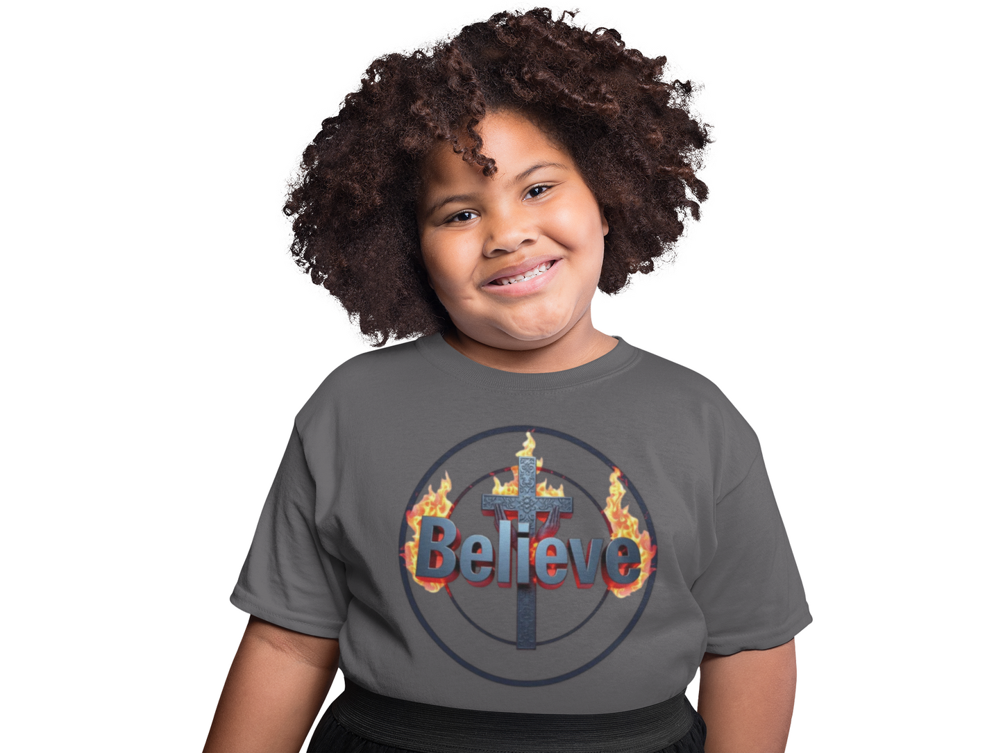 Faith That Stands – “Believe” Heavy Cotton Tee