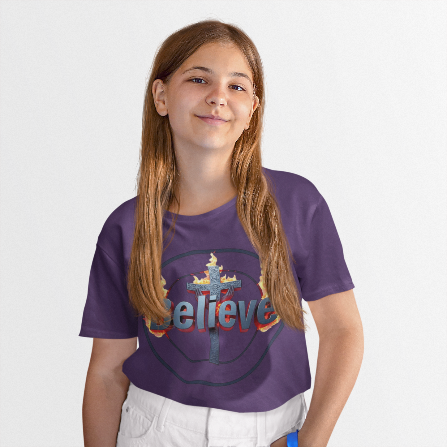 Faith That Stands – “Believe” Heavy Cotton Tee