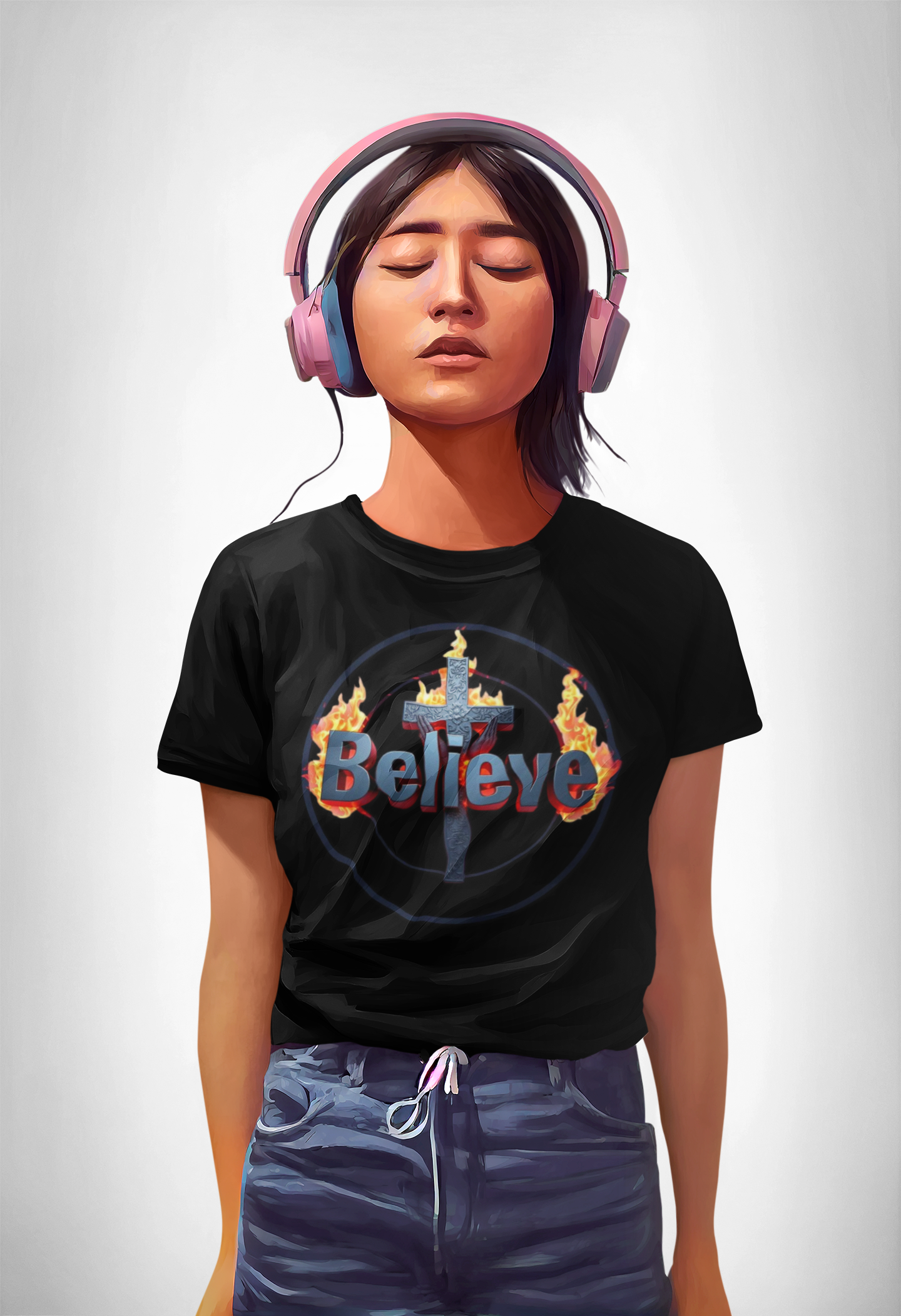 Simply Believe – Softstyle Tee of Hope & Faith