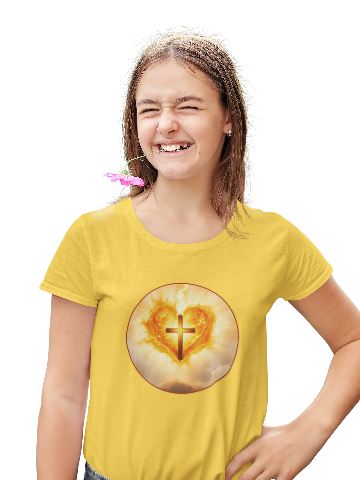 Sacred Heart – Softstyle Tee of Divine Love & Purpose