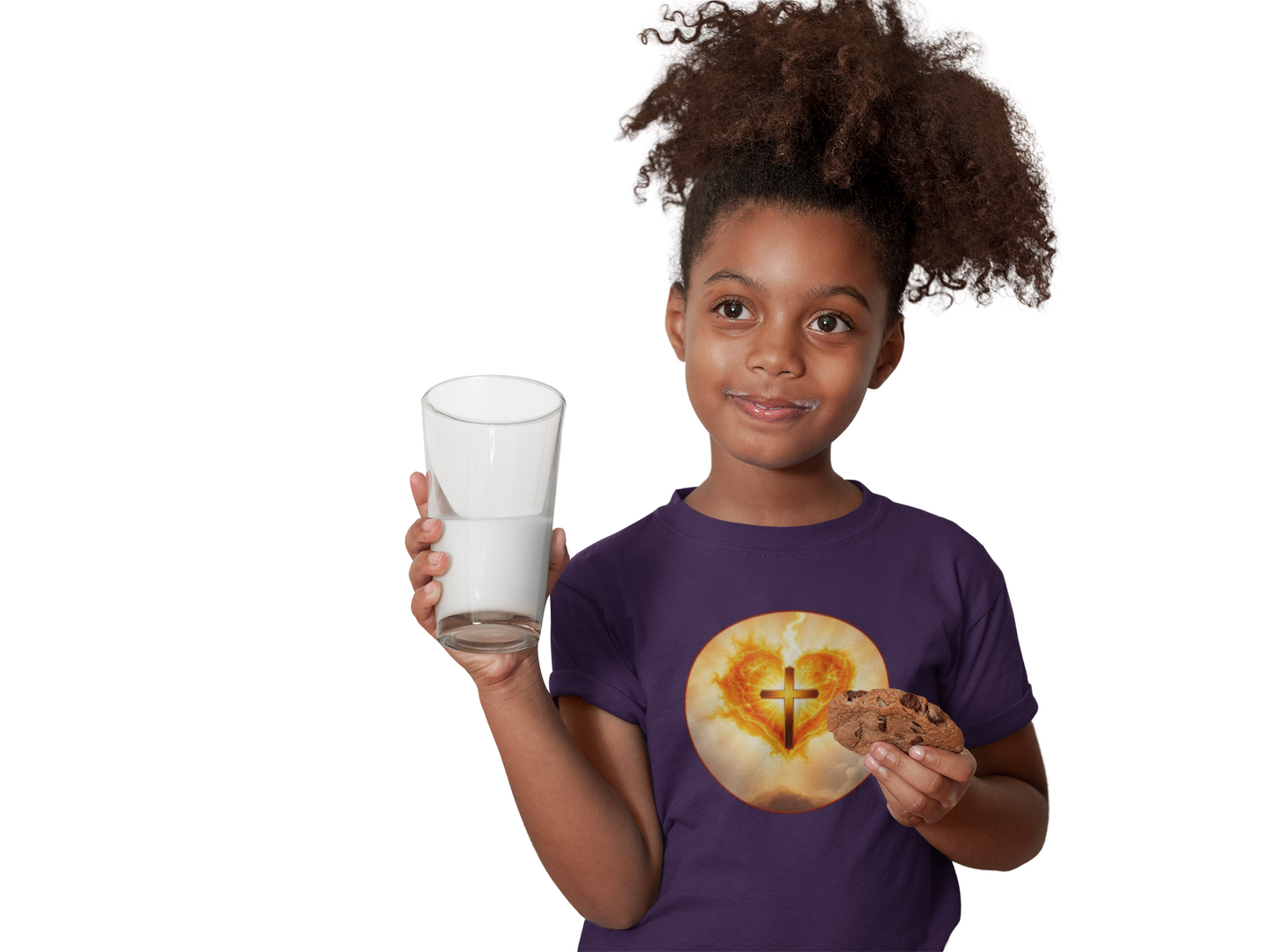 Heart of Fire – Sacred Heart Heavy Cotton Tee