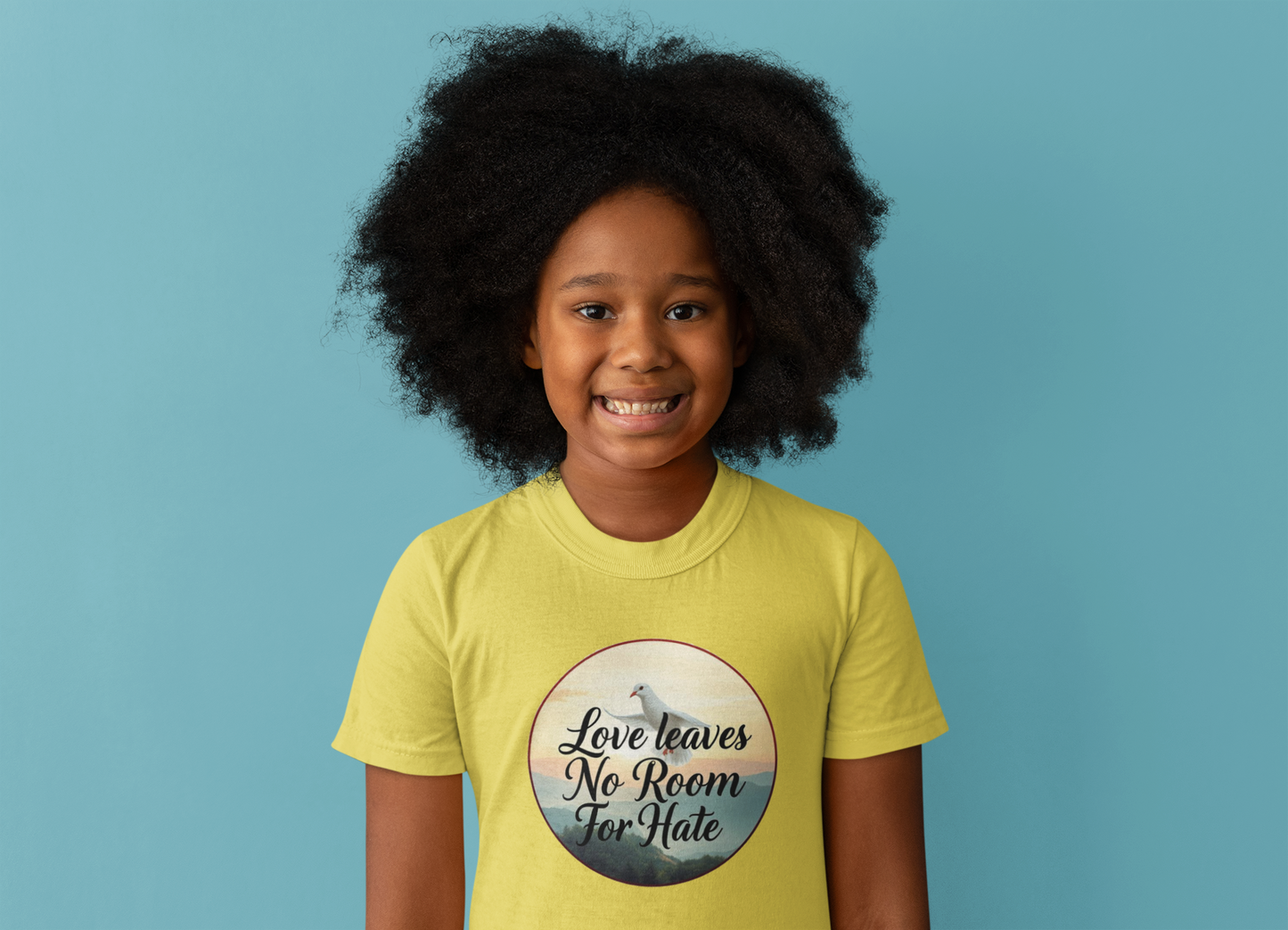 Pure Love – “Love Leaves No Room for Hate” Girl’s Softstyle Tee