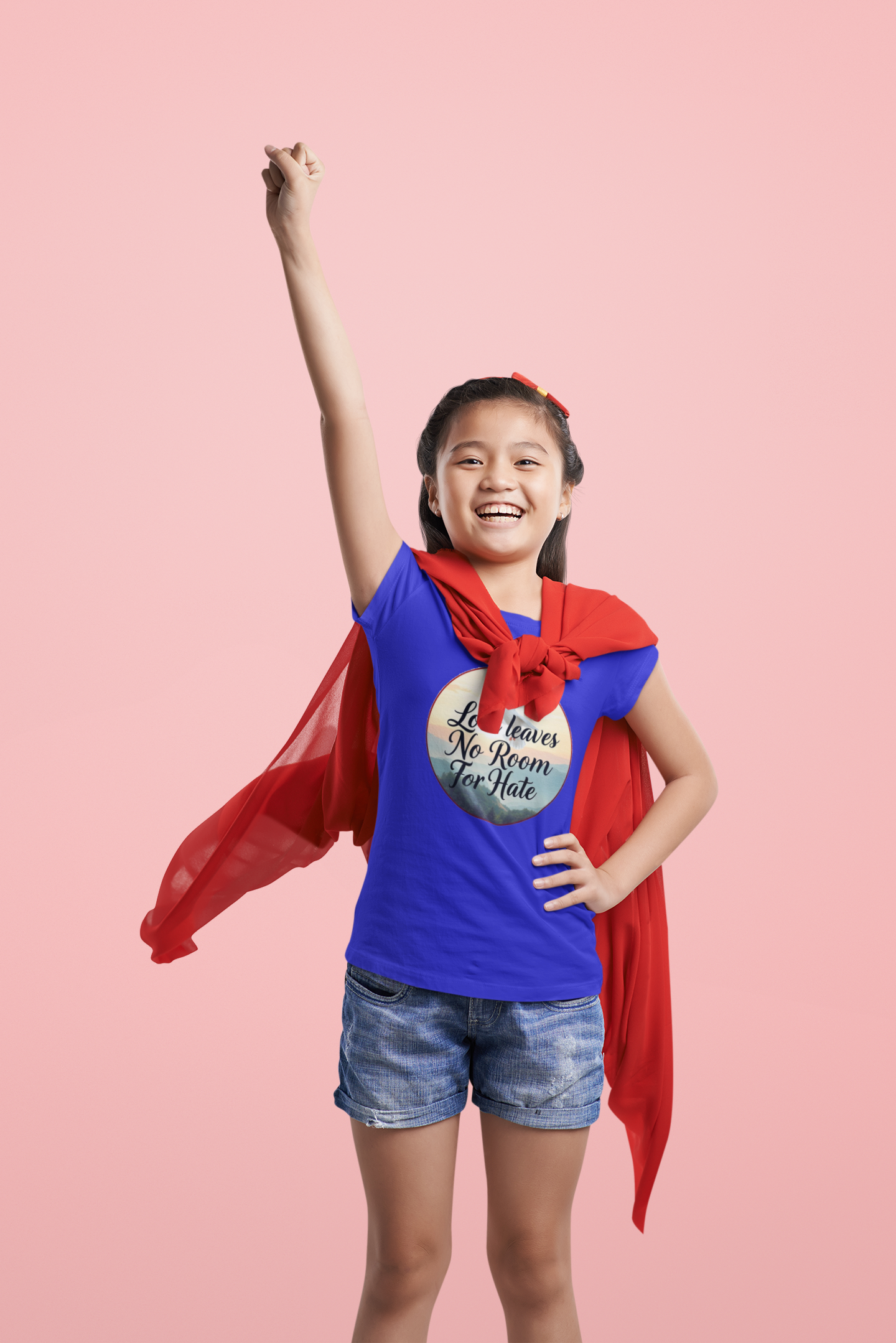 Pure Love – “Love Leaves No Room for Hate” Girl’s Softstyle Tee