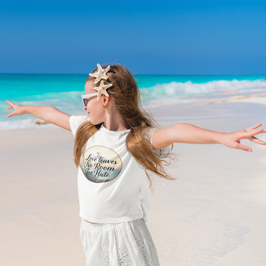 Pure Love – “Love Leaves No Room for Hate” Girl’s Softstyle Tee