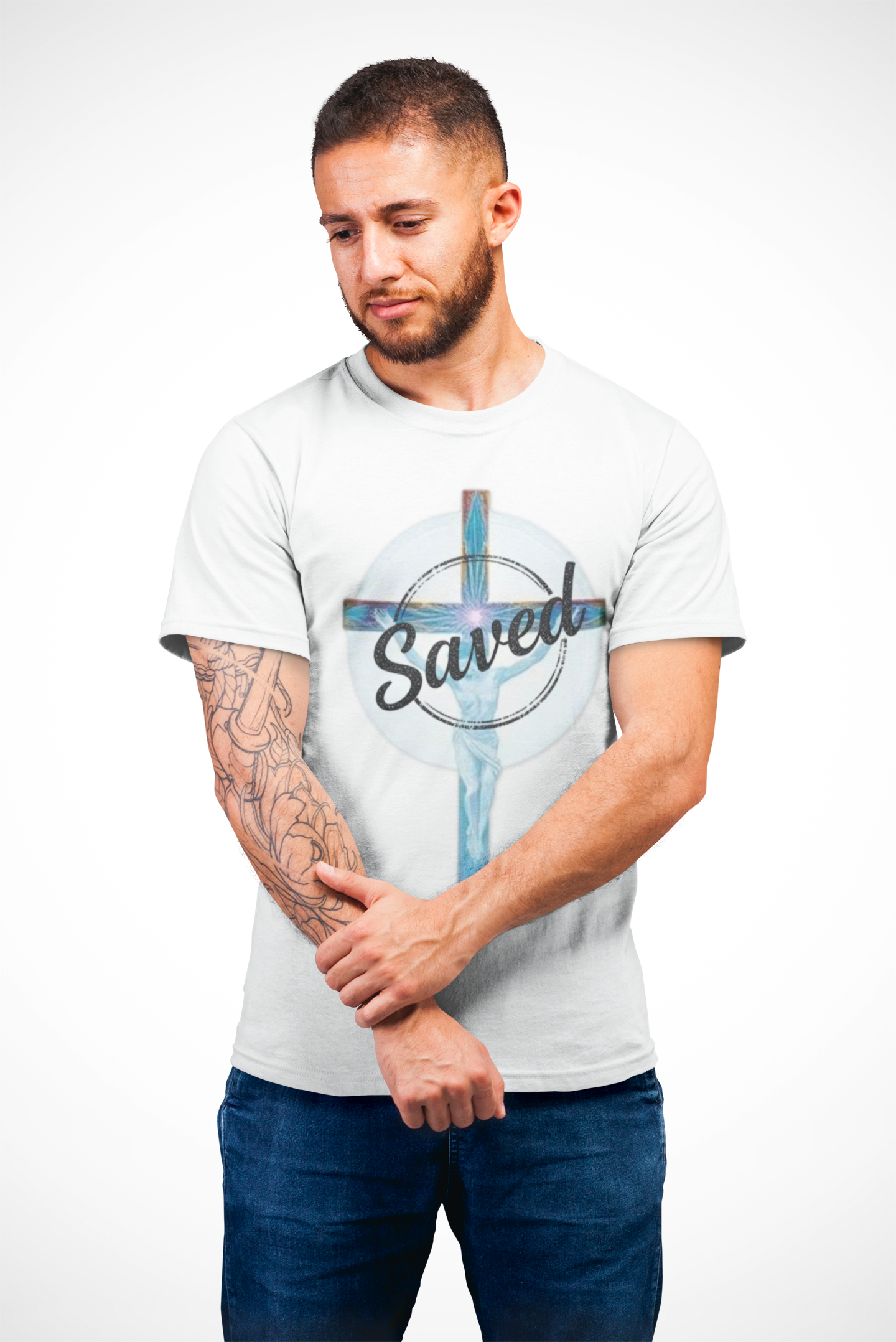 Saved by Grace – Men’s Christian Faith T-Shirt