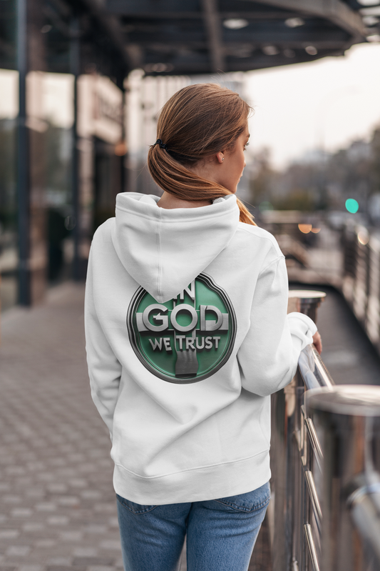 In God We Trust Women's Cozy Hoodie – Faith-Filled Christian Apparel