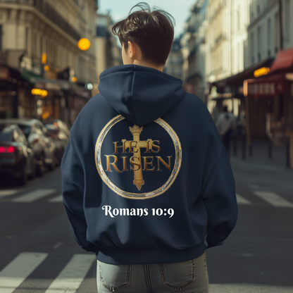 Bold Faith Men’s Hoodie – Celebrate He Is Risen