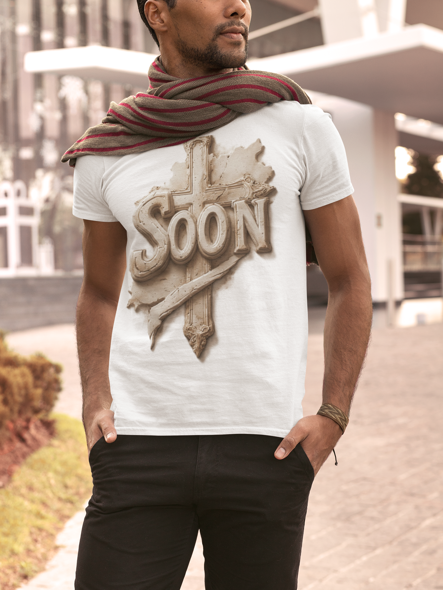 “Soon” Cross Christian T-Shirt – Bold Witness of Faith