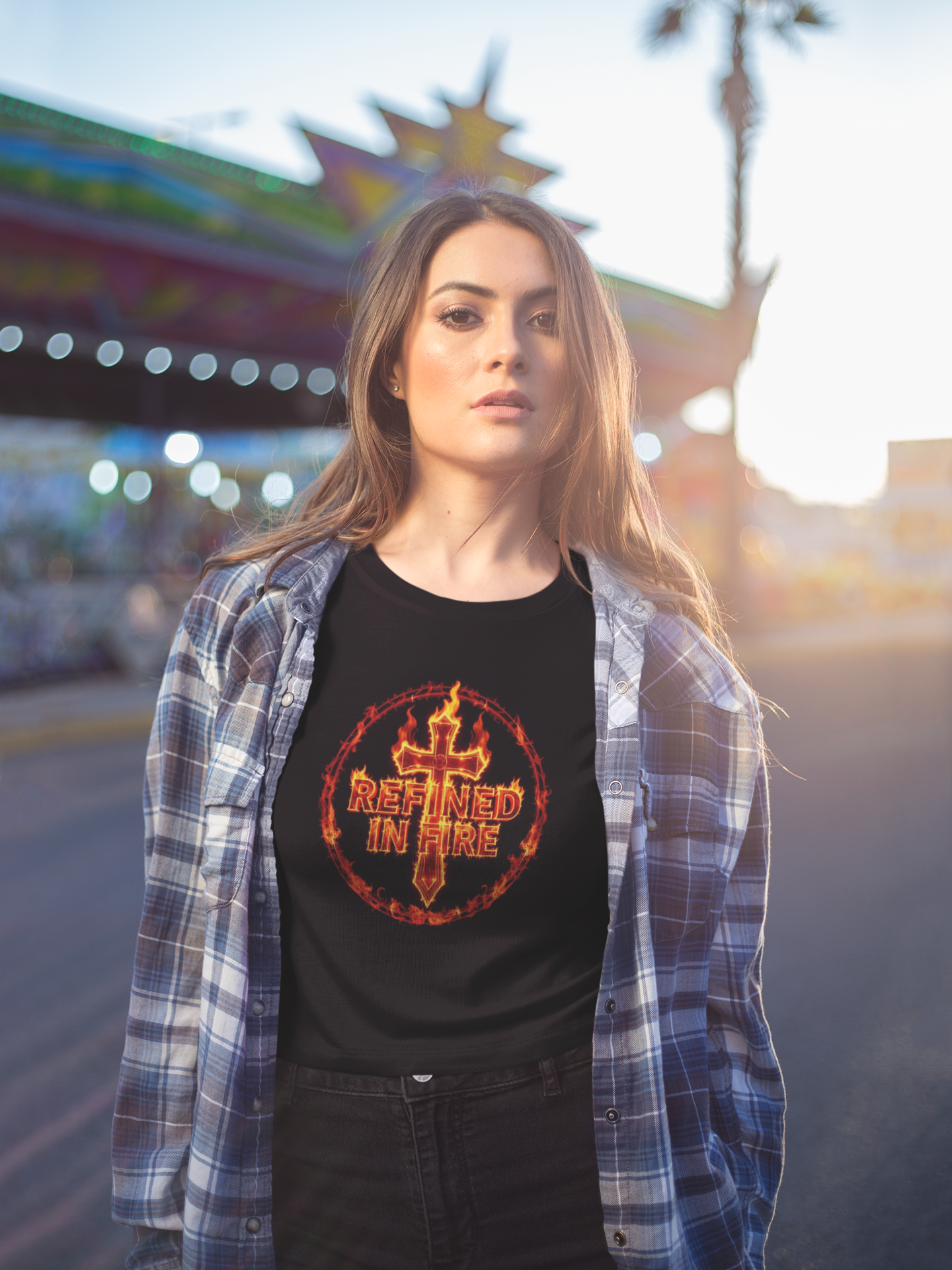 Refined in Fire – Women's Tee of Fierce Faith