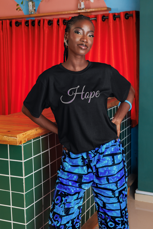 Women’s “Hope” Tee – Inspirational Scripture Design | Romans 15:13