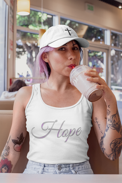 Women’s “Hope” Tank Top – Light & Inspirational Faith Apparel