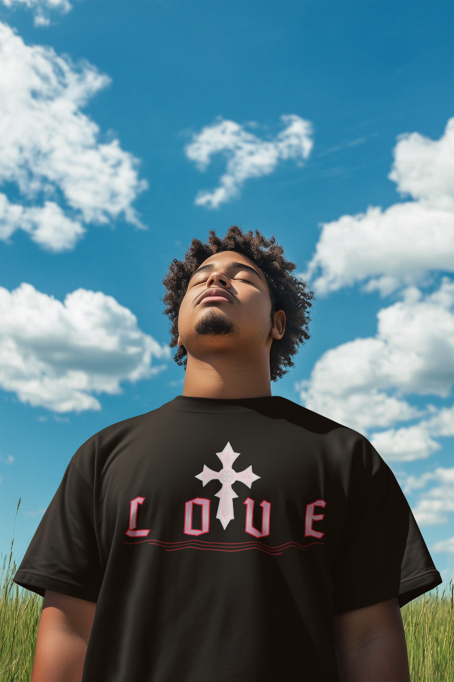 Fearless Love Men’s T-Shirt – Bold Faith in Action