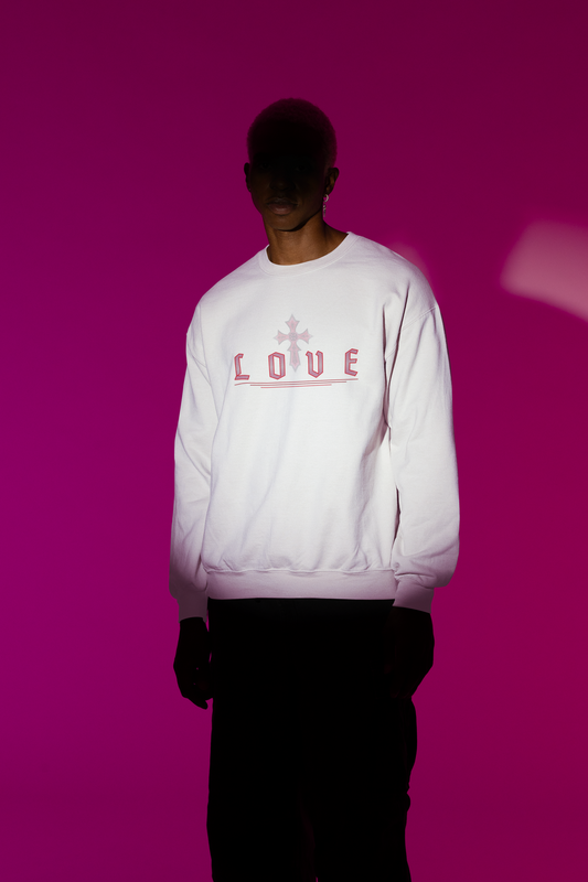 Fearless Love Men’s Sweater – Courage in Faith