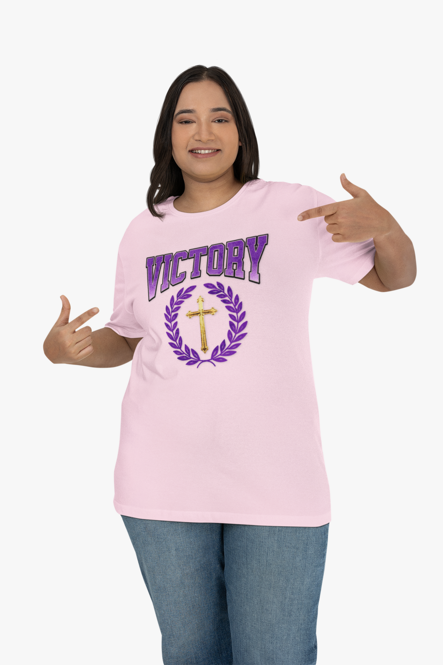 Divine Victory Women’s Tee – Victory in Every Step