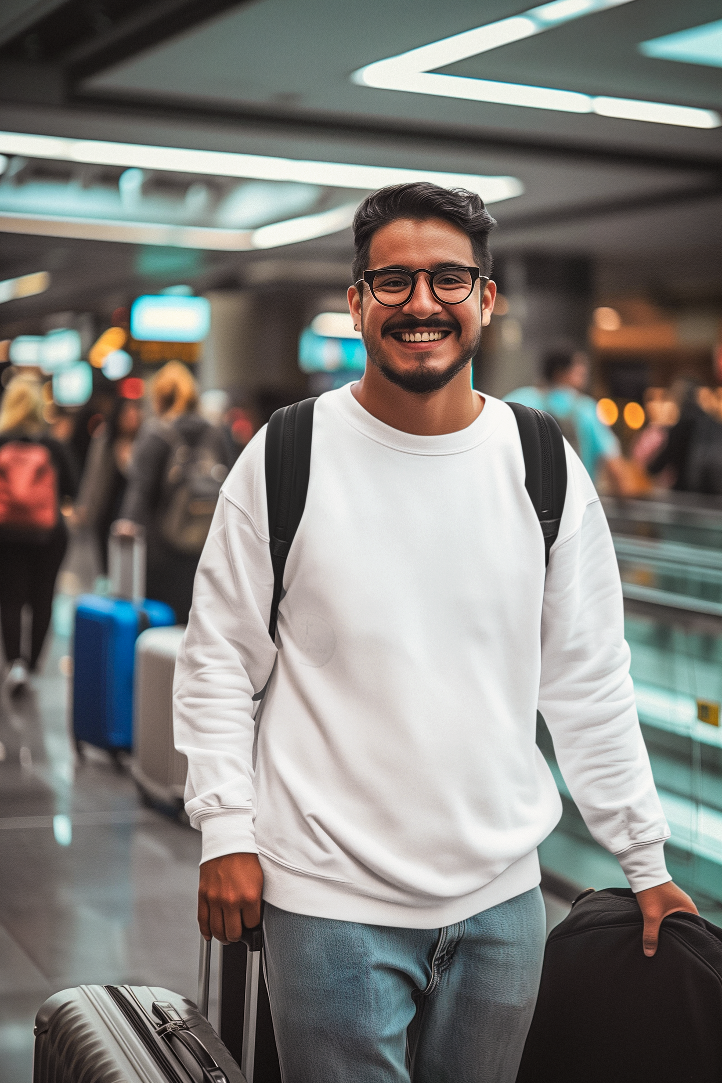 Steadfast Comfort – Men’s Classic Plain Sweatshirt