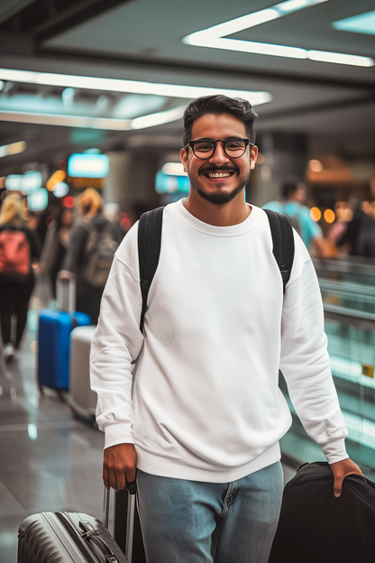 Steadfast Comfort – Men’s Classic Plain Sweatshirt