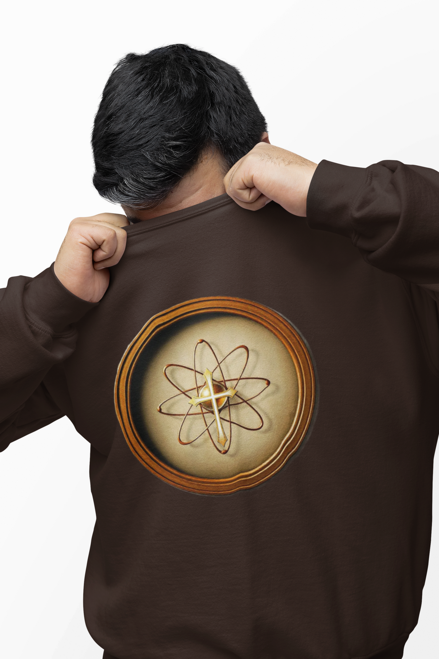 Held Together – Science of Scripture Men’s Sweatshirt (White Lettering)