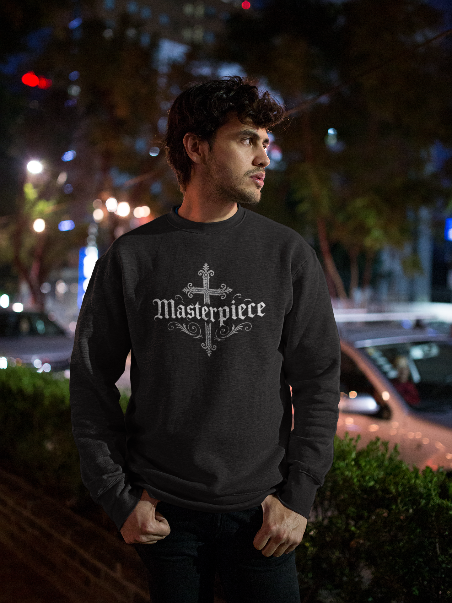 Divine Masterpiece Sweatshirt for Men – Inspirational Apparel