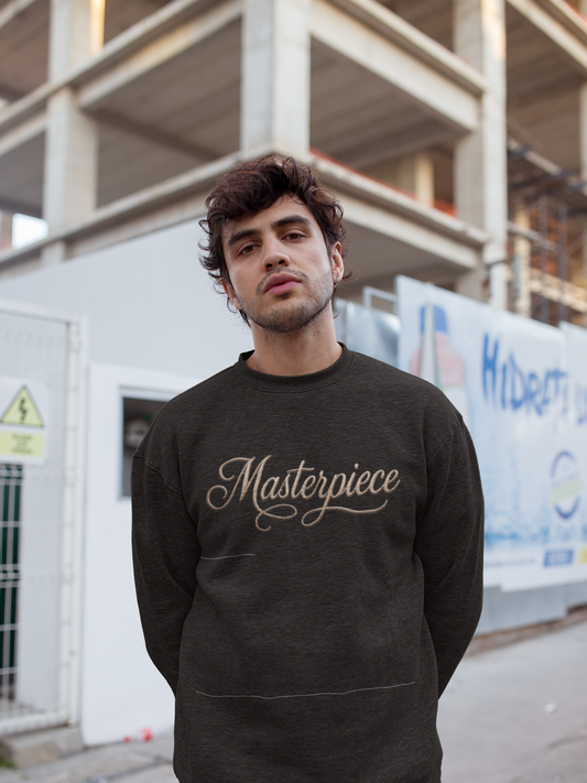 Masterpiece Signature Men’s Sweatshirt – Inspirational Christian Faith Apparel