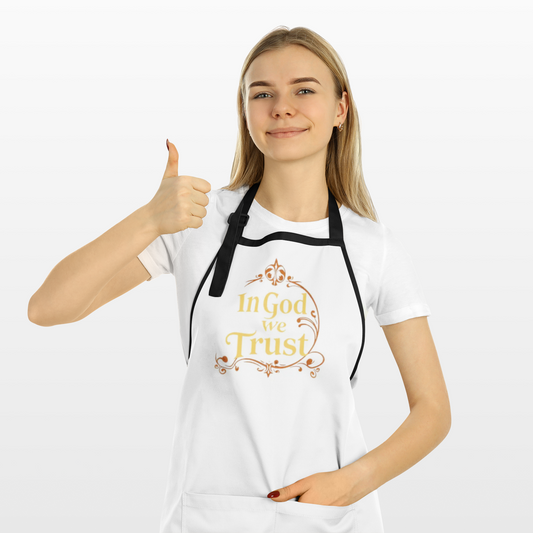 In God We Trust Christian Kitchen Apron