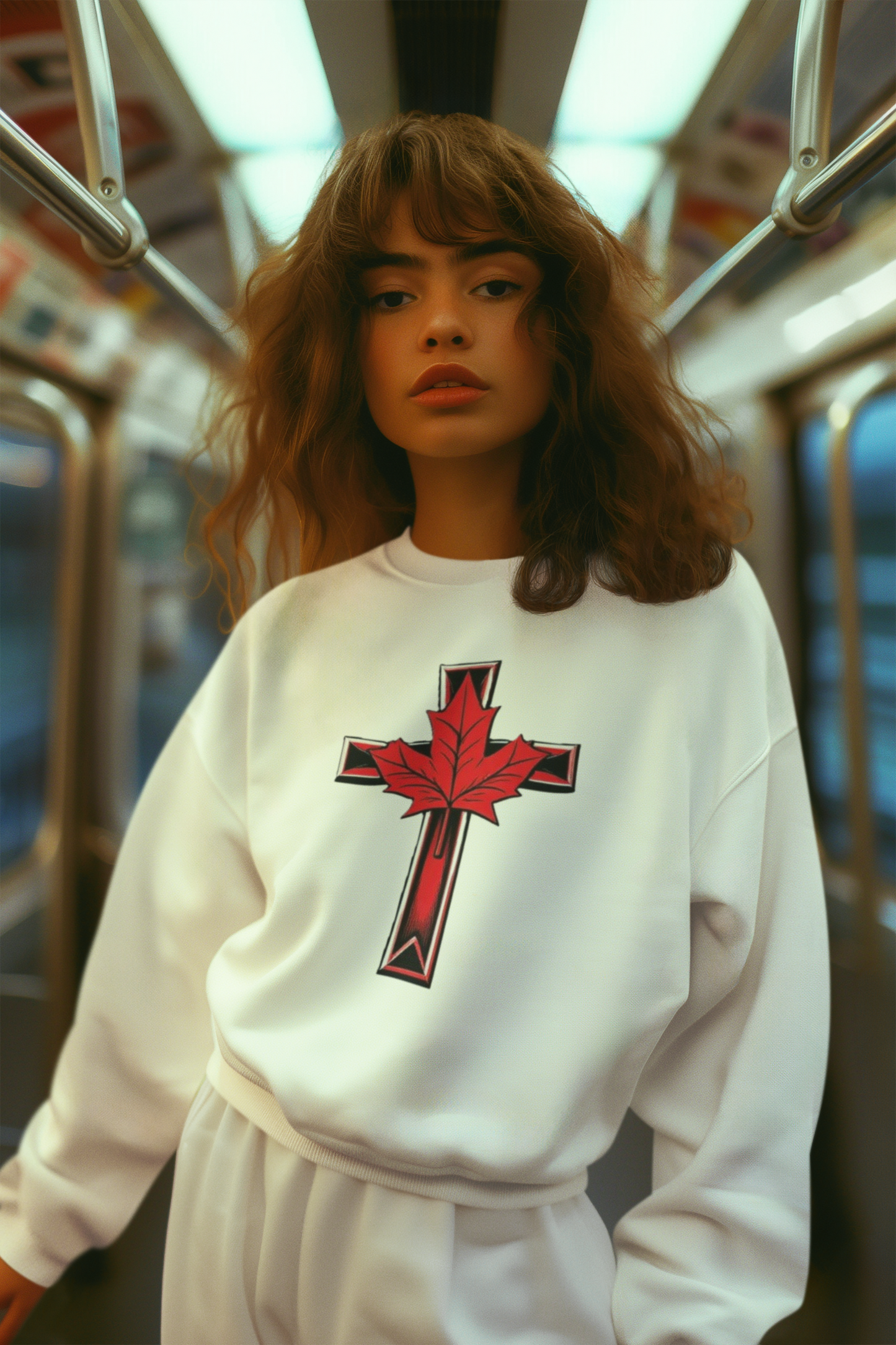 Faith & Flag – Women’s Patriotic Sweatshirt