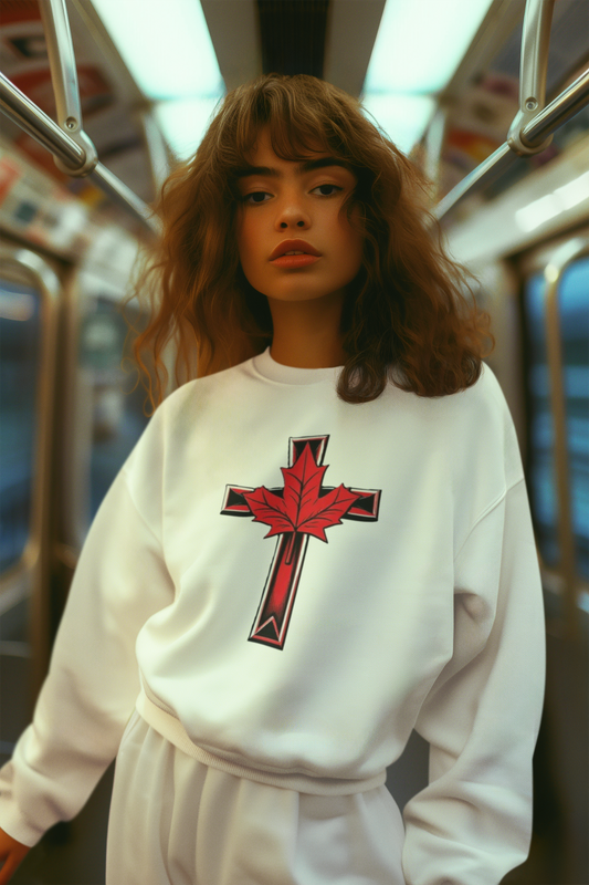 Faith & Flag – Women’s Patriotic Sweatshirt